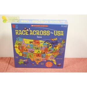 University Games Race Across the USA Scholastic Board Game